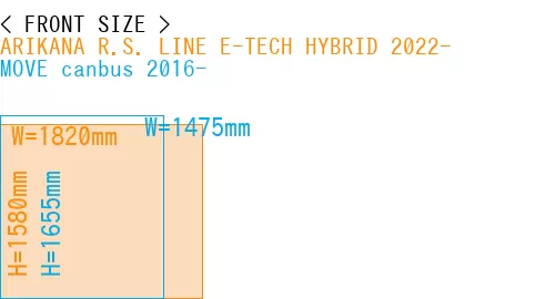 #ARIKANA R.S. LINE E-TECH HYBRID 2022- + MOVE canbus 2016-